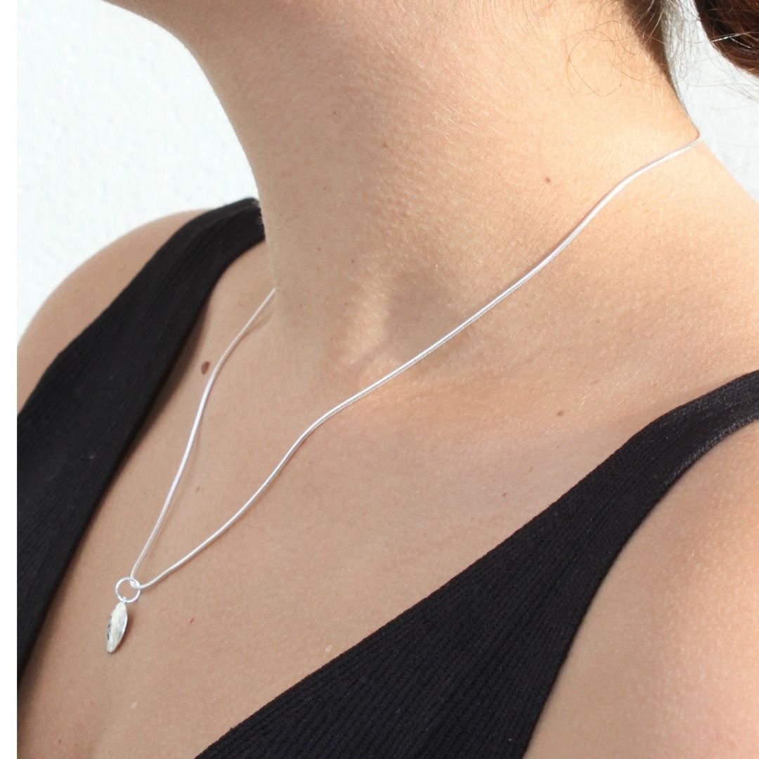 18" Snake Chain 1.2mm Eco Sterling Silver Necklace